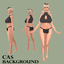 with 2 mirrors CAS LIGHT backgrounds (solid) logo
