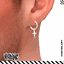 [VHSync] Minimalist Cross Earring logo