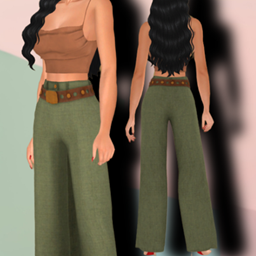 EVELINA LOOSE TROUSER logo