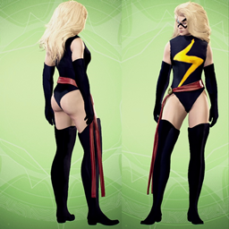 Captain Marvel (Carol) classic suit with mask project image