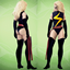 Captain Marvel (Carol) classic suit with mask logo