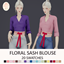 Floral Sash Blouse logo