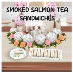 Smoked Salmon Tea Sandwiches by AlwaysJustJay Spanish translation