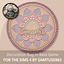 HQ Flower Woven Round Dance Rug #2 Samtuse963 logo