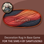 Modern Oval Dance Rug #1 Samtuse963 logo