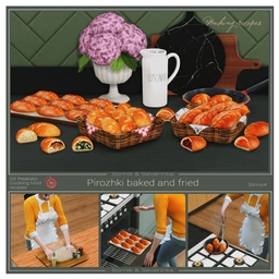 Baked and fried pirozhki by somik_severinka Spanish translation