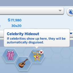 Celebrity Hideout Lot Trait By Triplis | Chinese Translation