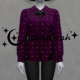 Okkult Charm Silk Shirt 2 logo