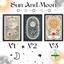Sun & Moon Wall Art : 3 versions logo