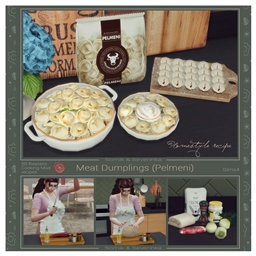 Meat meatballs and a product by somik_severinka Spanish translation