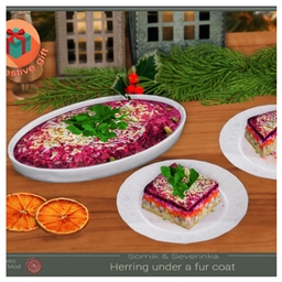 Herring Dressed with Salad by Somik_Severinka Spanish translation