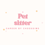 Pet sitter career♡ logo