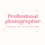 Professional photographer career♡ logo