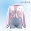 [charon&roqiqi]sports suit logo