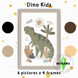 Dino Kids Framed Posters project image