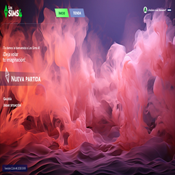 Main Menu Background Override Colored Smoke logo