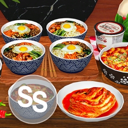 Bibimbap Kimchi and Tteokbokki set quot Korea quot The Sims 4 Mods