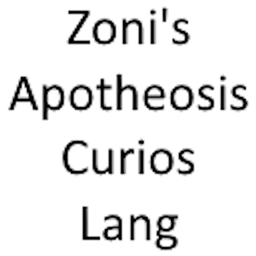 Zoni's Apotheosis Curios Lang project image