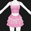 Barbie glitter dress logo
