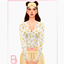 Woman Half-Button Top - Rose - Version 2 logo