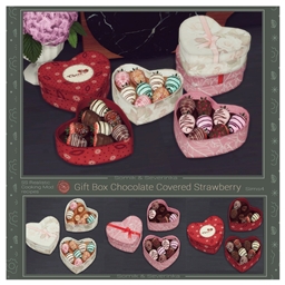 Gift Boxes "Chocolate Covered Strawberry" by Somik Severinka Spanish translation