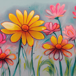 Flowers in bloom logo