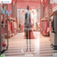 Pink Clothing Store CAS Background logo