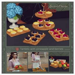 🍽️✨ Pineapple and Berry Tartlets by Somik & Severinka — Spanish Translation ES 💚