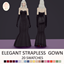 Elegant Strapless Gown logo
