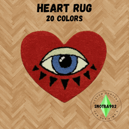 Heart rug - File - The Sims 4 Build / Buy - CurseForge