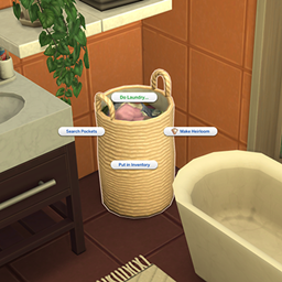 Functional Wicker Upper Hamper by Syboulette logo