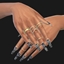 Snake venom long nails logo