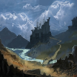 generic epic fight fantasy logo
