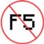 Disable F5 logo