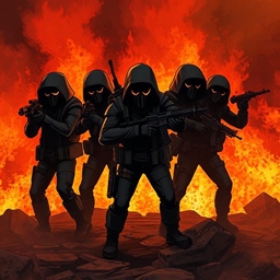 SquadFire Warfare logo