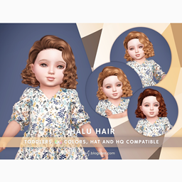 SONYASIMS - HALU HAIR TODDLERS project image