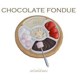 Chocolate Fondue Decor