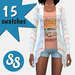 Comfy Cardigan & Shorts project image