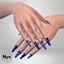 Long nails with moon & stars stickers logo