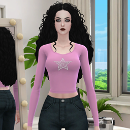 ⭐ Starlit Pop Crop Top – 10 Sparkly Swatches 💖🌟 logo
