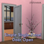 [F] Simple Single-Panel Door Full Open logo