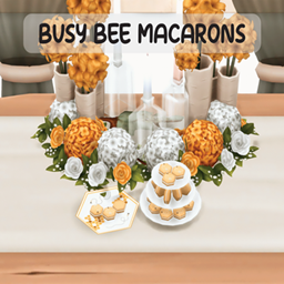 Busy Bee Macarons por AlwaysJustJay / Translated to Spanish by dokimtz