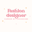 Fashion designer career♡ logo