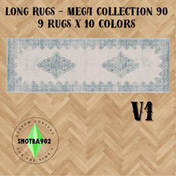 Long Rugs - Mega Collection 90 - The Sims 4 Build / Buy - CurseForge