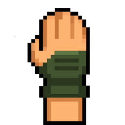Cursor Green mittens