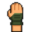 Cursor Green mittens logo