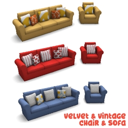 Velvet & Vintage - Sofa & Chair logo