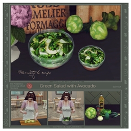 🥗✨ Green Salad with Avocado by Somik & Severinka — Spanish Translation ES ✨🥗