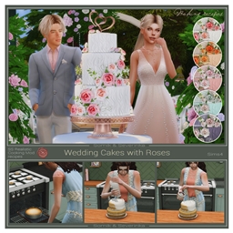 🎂🌹 Wedding Cakes with Roses by: Somik & Severinka — Spanish Translation ES 💍💖