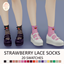Strawberry Lace Socks logo